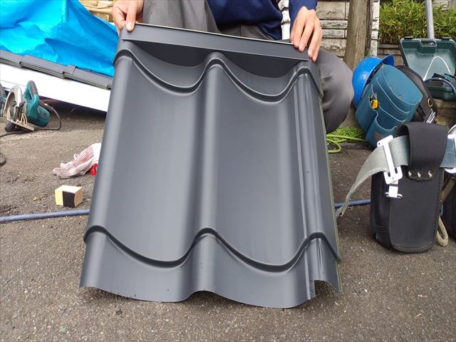 金属瓦葺き替え