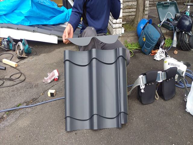 金属瓦葺き替え