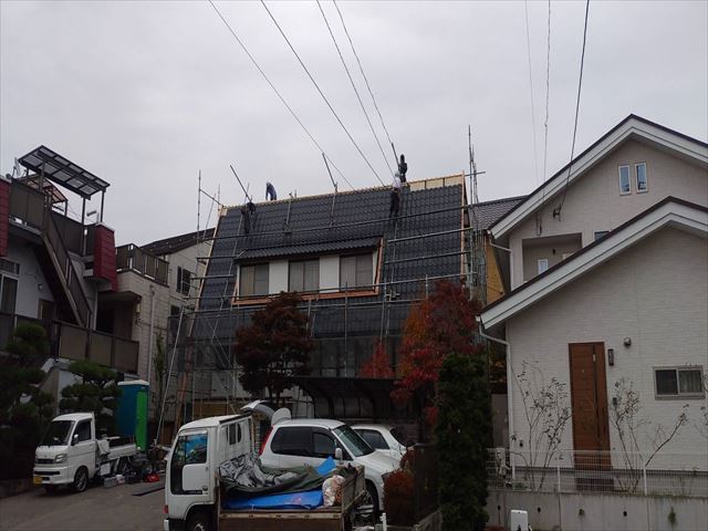 金属瓦葺き替え