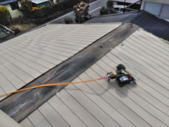 松本市波田K邸屋根葺き替え