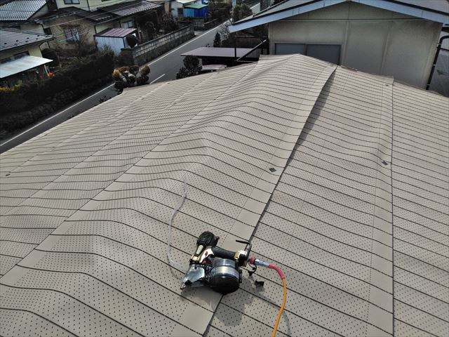 松本市波田K邸屋根葺き替え