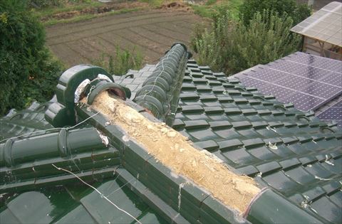 瓦屋根葺き替え