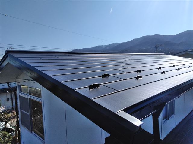 松本市波田K邸屋根葺き替え