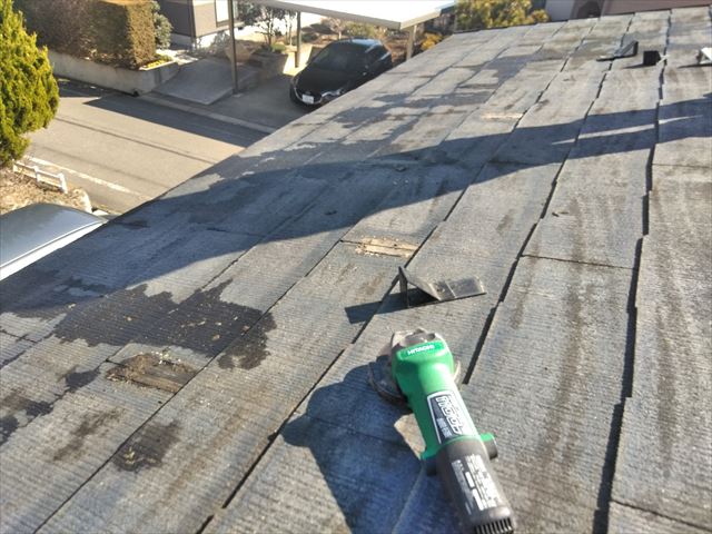 松本市波田K邸屋根葺き替え