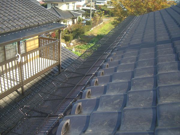 雪止め設置 完工