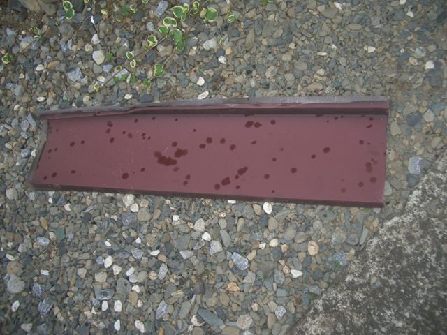 塩尻市宗賀破風板飛散