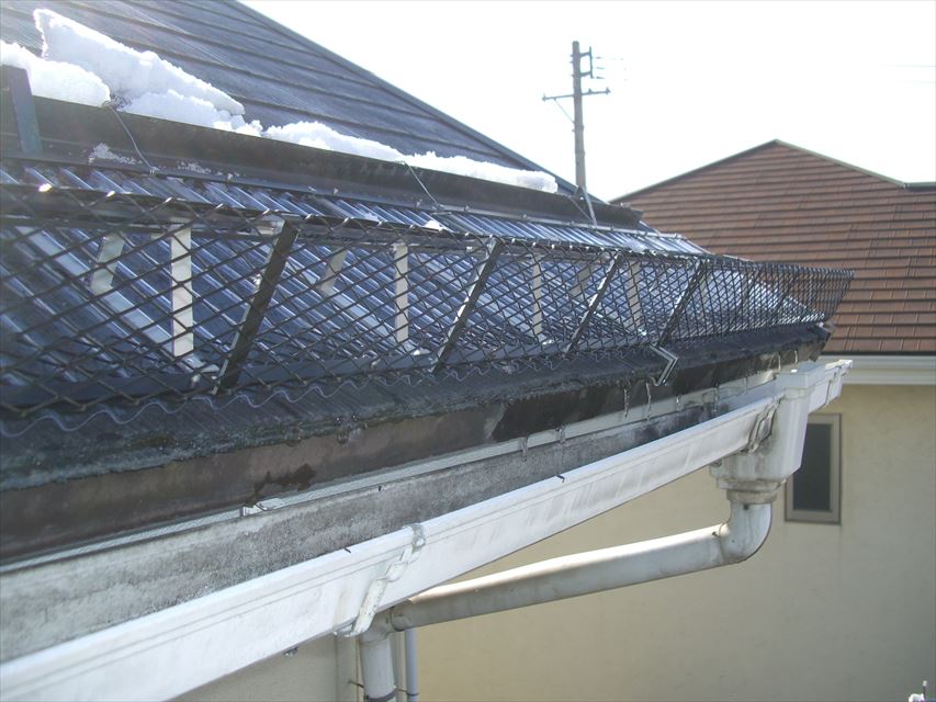 雪止め設置