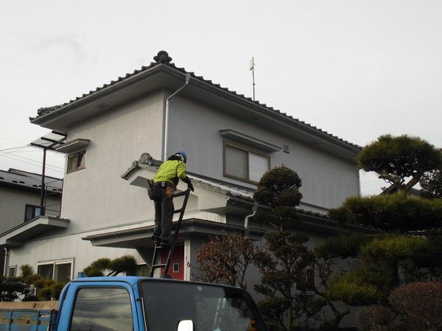 安曇野市穂高屋根葺き替え工事
