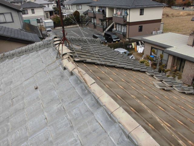 安曇野市穂高M邸瓦おろし