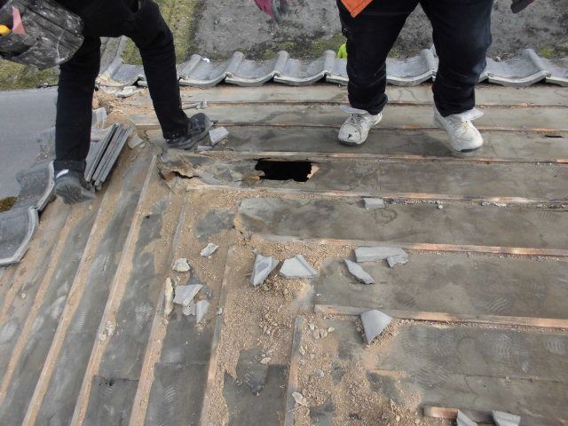 安曇野市穂高M邸瓦おろし