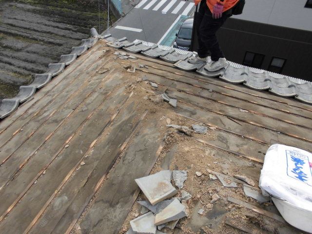 安曇野市穂高M邸瓦おろし