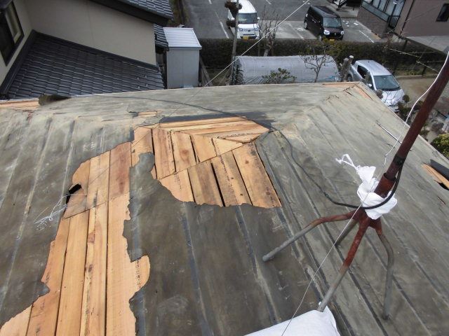 安曇野市穂高M邸瓦おろし