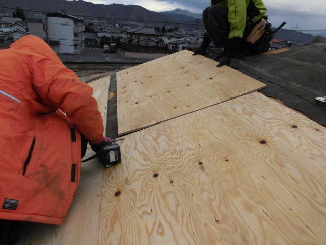 安曇野市穂高M邸ルーフィング