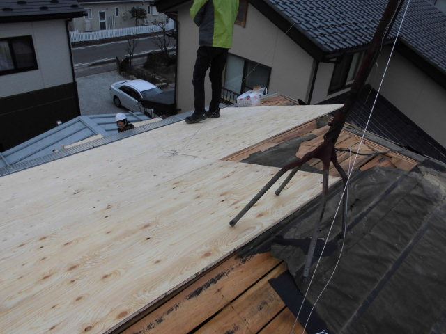 安曇野市穂高M邸ルーフィング