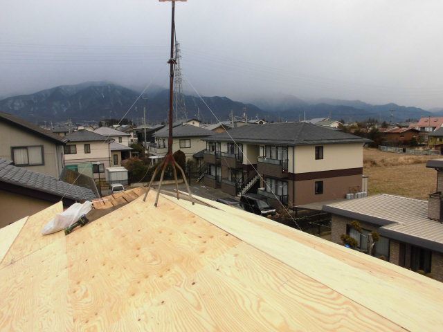 安曇野市穂高M邸ルーフィング