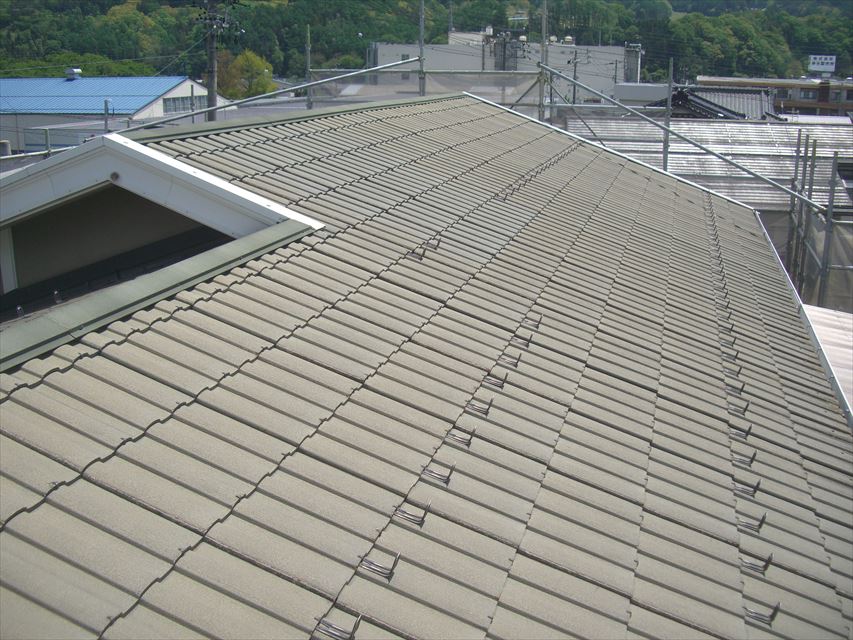 上伊那郡箕輪町　屋根塗装点検