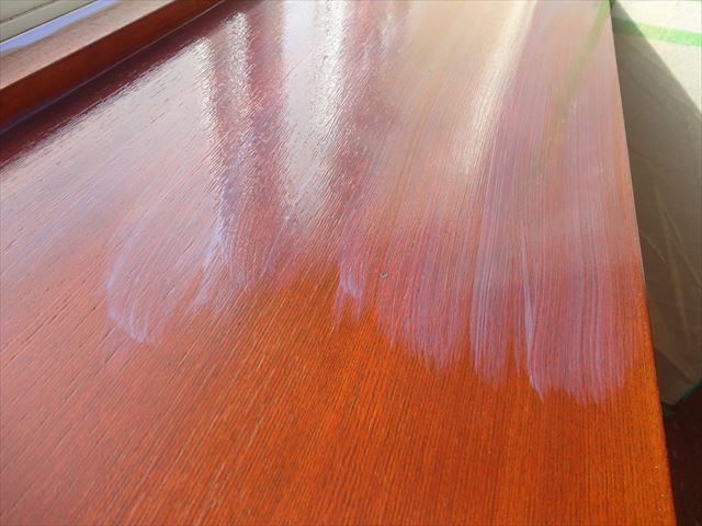 安曇野市穂高　カウンター塗装