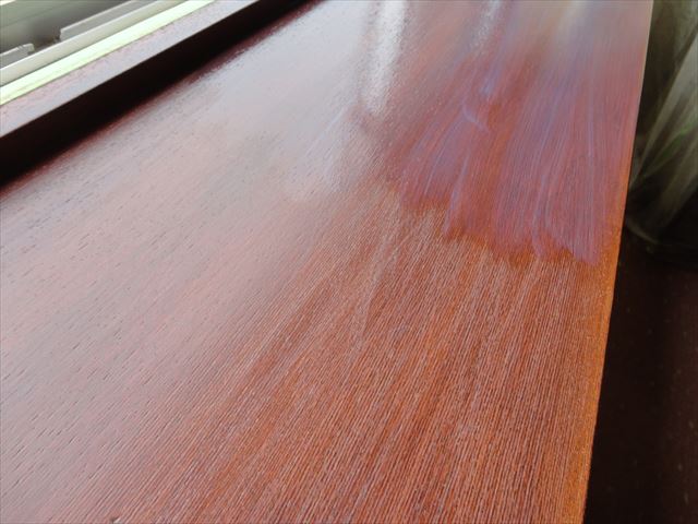 安曇野市穂高　カウンター塗装