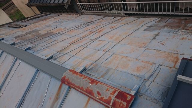 諏訪市小和田　屋根葺き替え