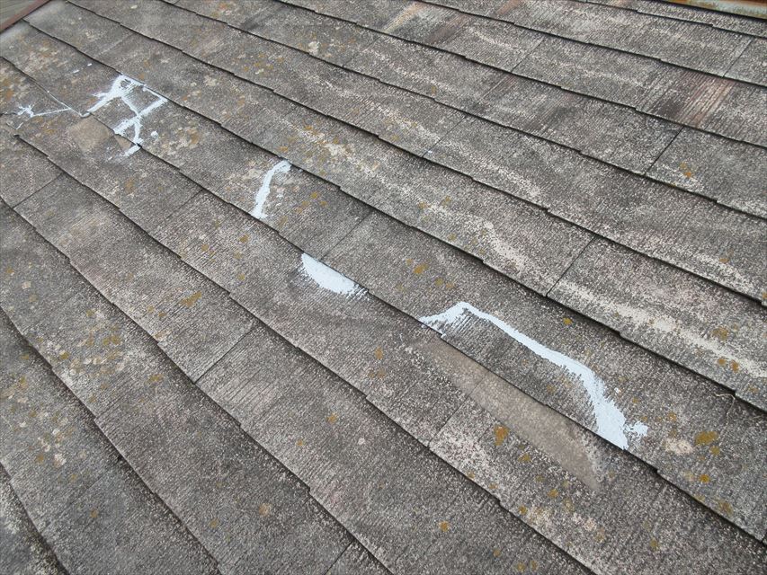 スレート屋根下見