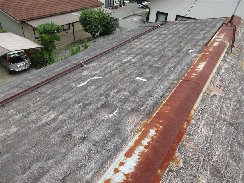 スレート屋根下見