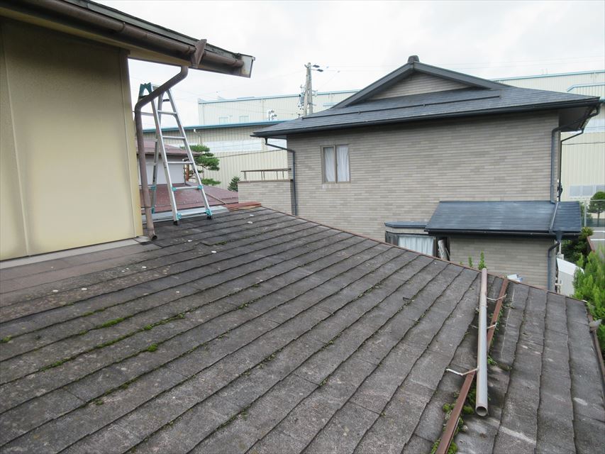 スレート屋根下見