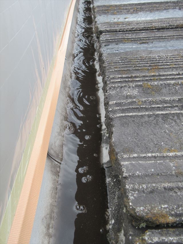 安曇野市堀金　屋根洗浄