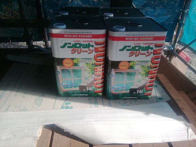 諏訪山荘屋根壁修繕