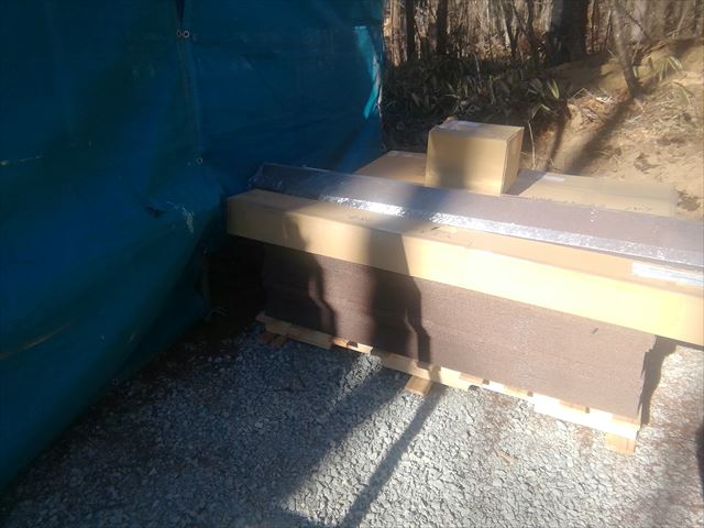 諏訪山荘屋根壁修繕