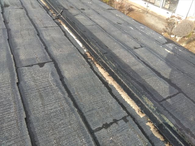 松本市波田K邸屋根葺き替え下見