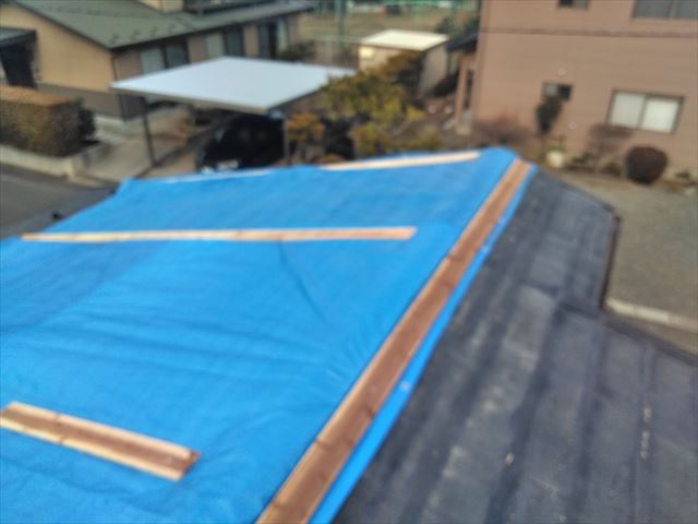 松本市波田K邸屋根葺き替え下見