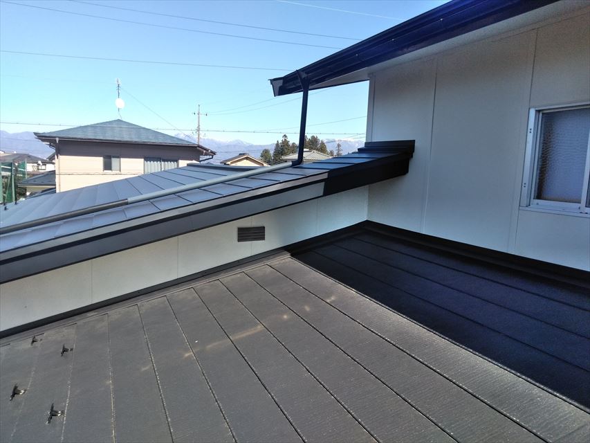 松本市波田K邸屋根葺き替え