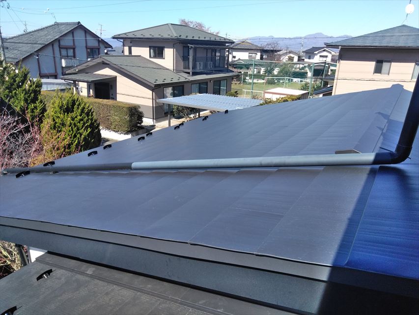 松本市波田K邸屋根葺き替え