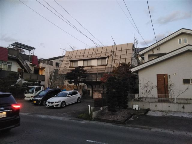 金属瓦葺き替え