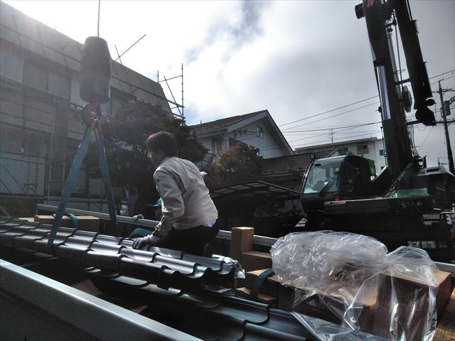 金属瓦葺き替え