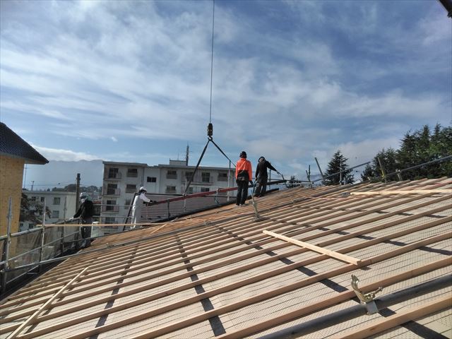 金属瓦葺き替え