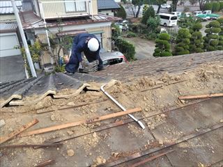 屋根施工