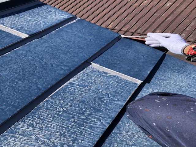松本市波田F邸屋根塗装
