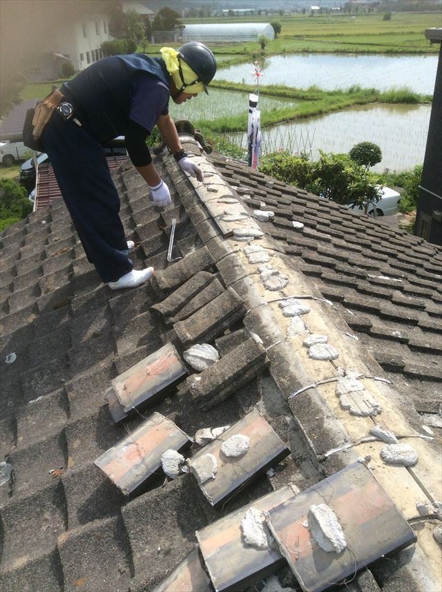 セメント瓦葺き替え