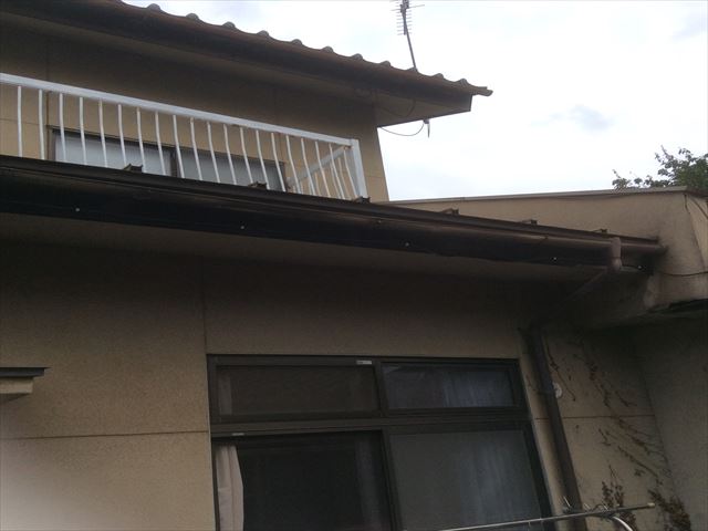 塩尻市広丘雨樋交換