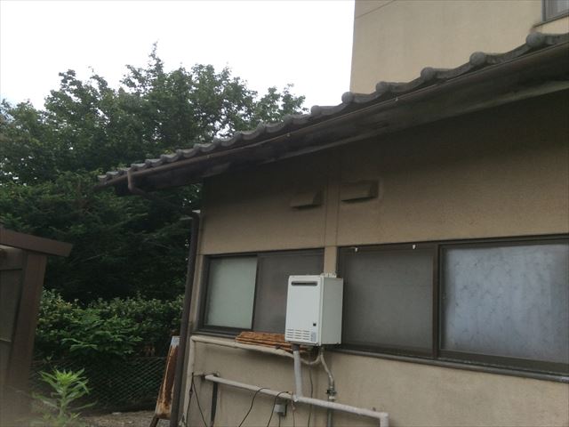 塩尻市広丘雨樋交換