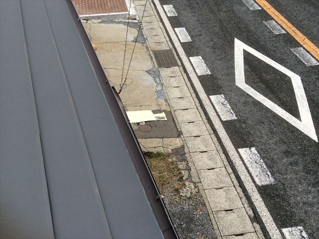 妻側に付ける雨樋