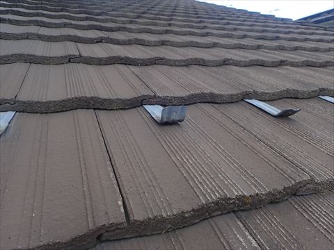 モニエル瓦破損