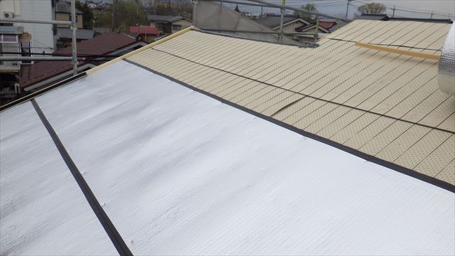 松本市　屋根葺き替え　ルーフィング