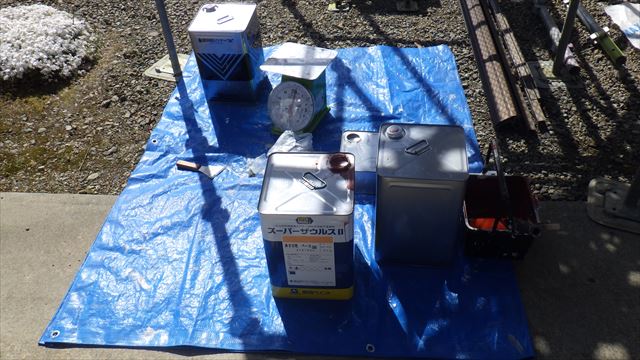 屋根　塗装　塗料　使用料