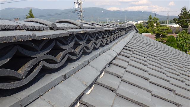 セメント瓦　棟