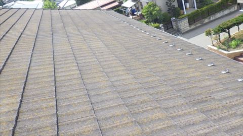 モニエル瓦破損