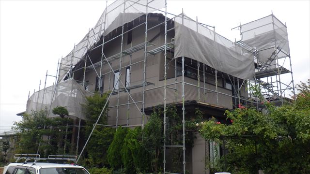 モニエル瓦　おろし作業