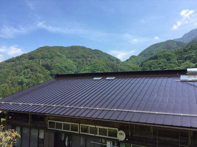 木曽郡大桑村Y邸屋根塗装