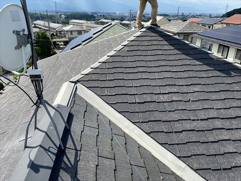 スレート屋根現調